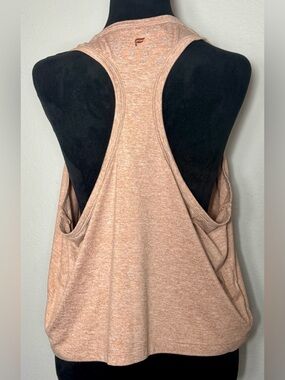 Fabletics Oasis High-Neck Racerback Cropped Tank, Size XXL